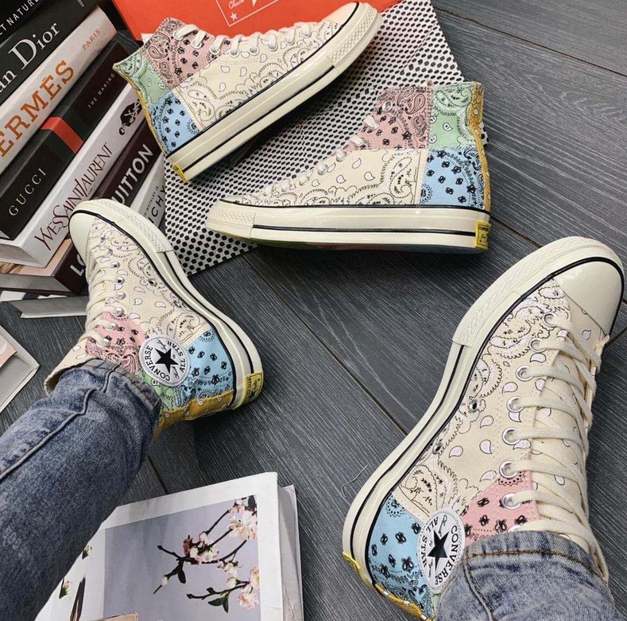 Converse Chuck 70 High Paisley Sneakers