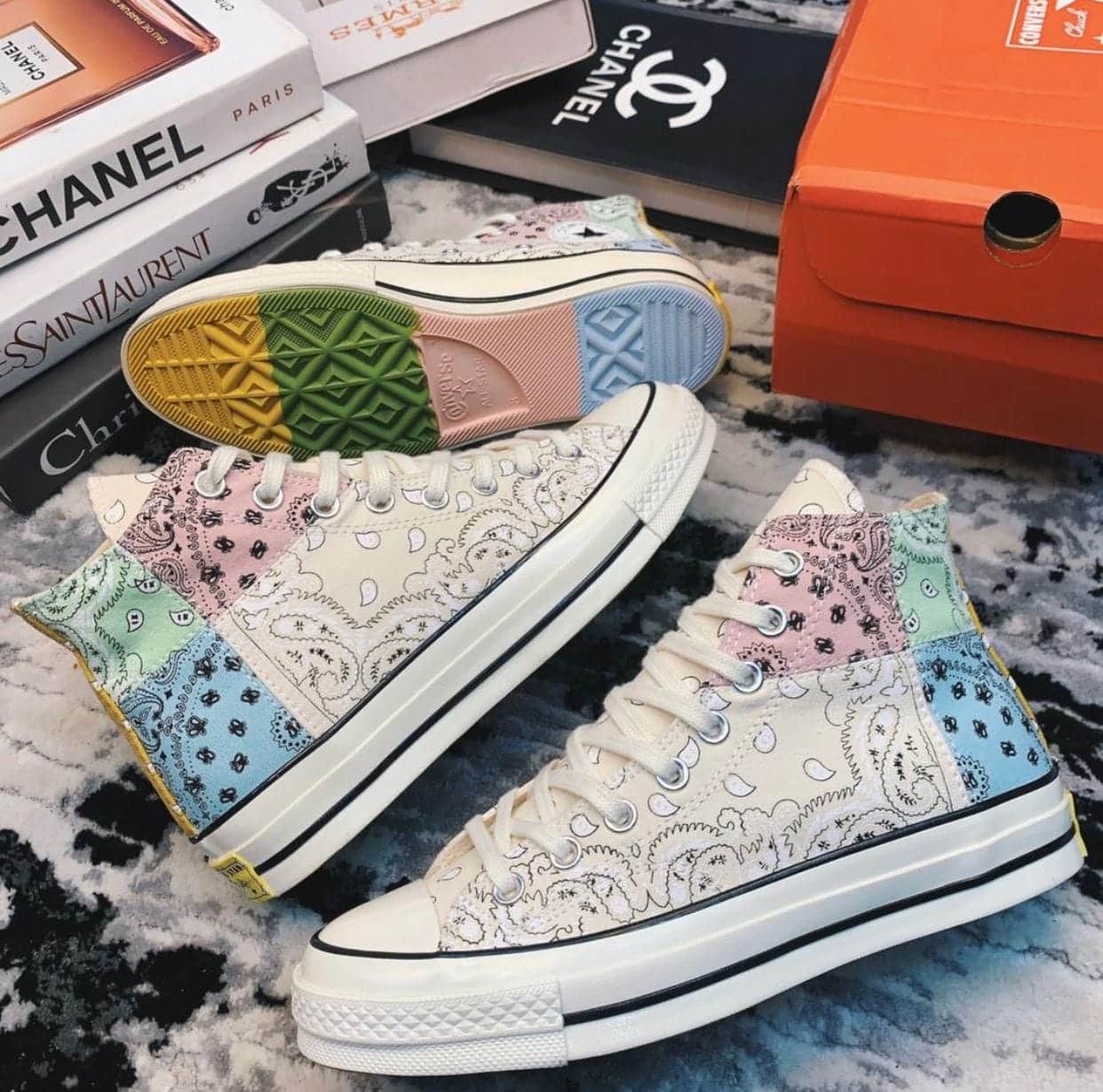 Converse Chuck 70 High Paisley Sneakers