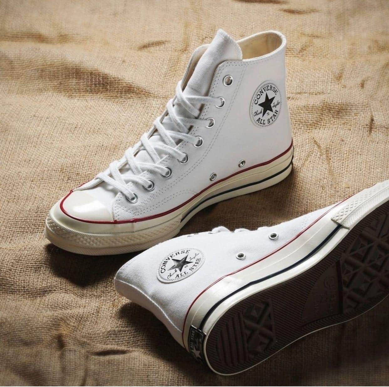 Converse Chuck 70 High White Sneakers
