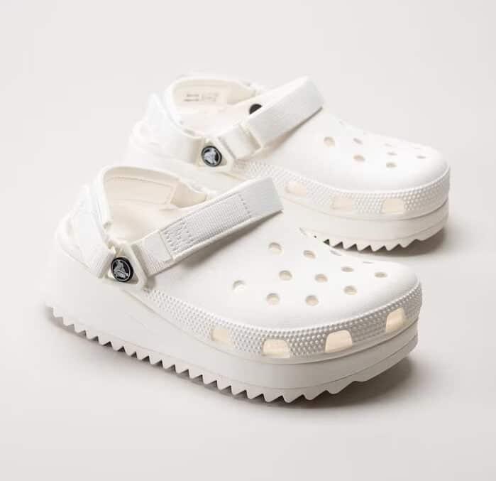 Crocs Hiker Full White Clogs