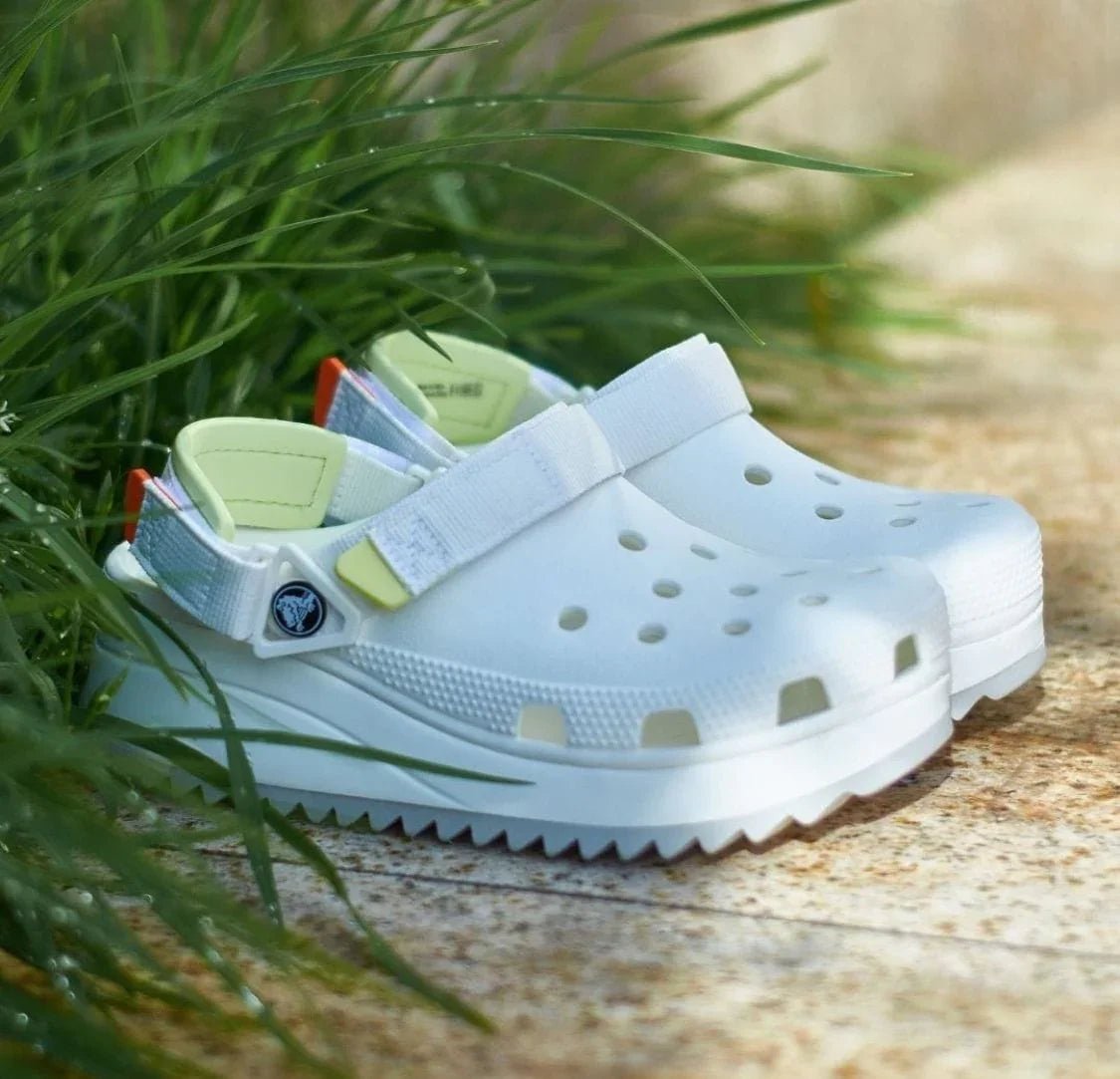 Crocs Hiker White Clogs