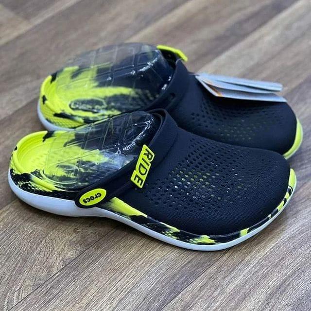 Crocs Literide 360 Yellow Black Clogs