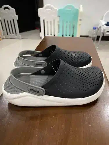 LiteRide Comfortable Unisex Black Grey Clogs