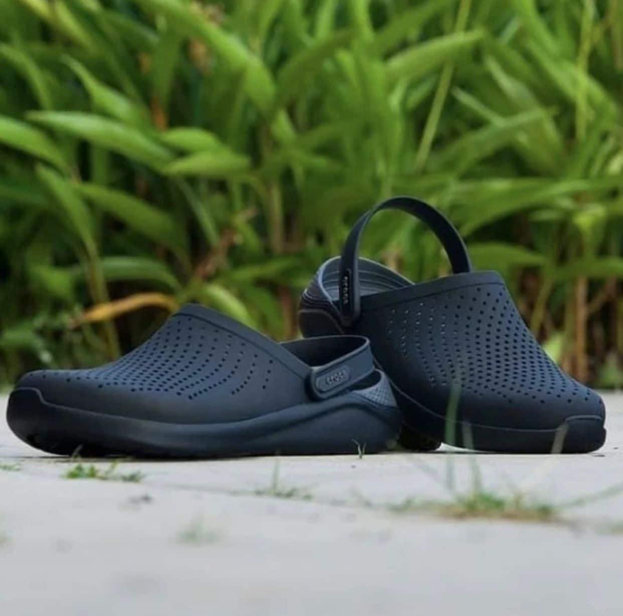 Crocs Literide Comfortable Unisex Black Clogs