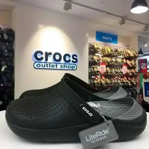 Crocs Literide Comfortable Unisex Black Clogs