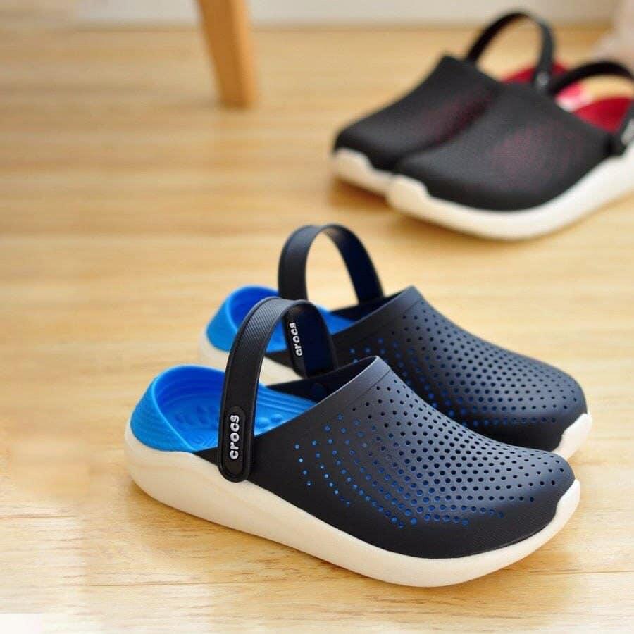 Crocs Literide Comfortable Unisex Blue Clogs