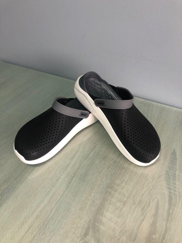 LiteRide Comfortable Unisex Black Grey Clogs