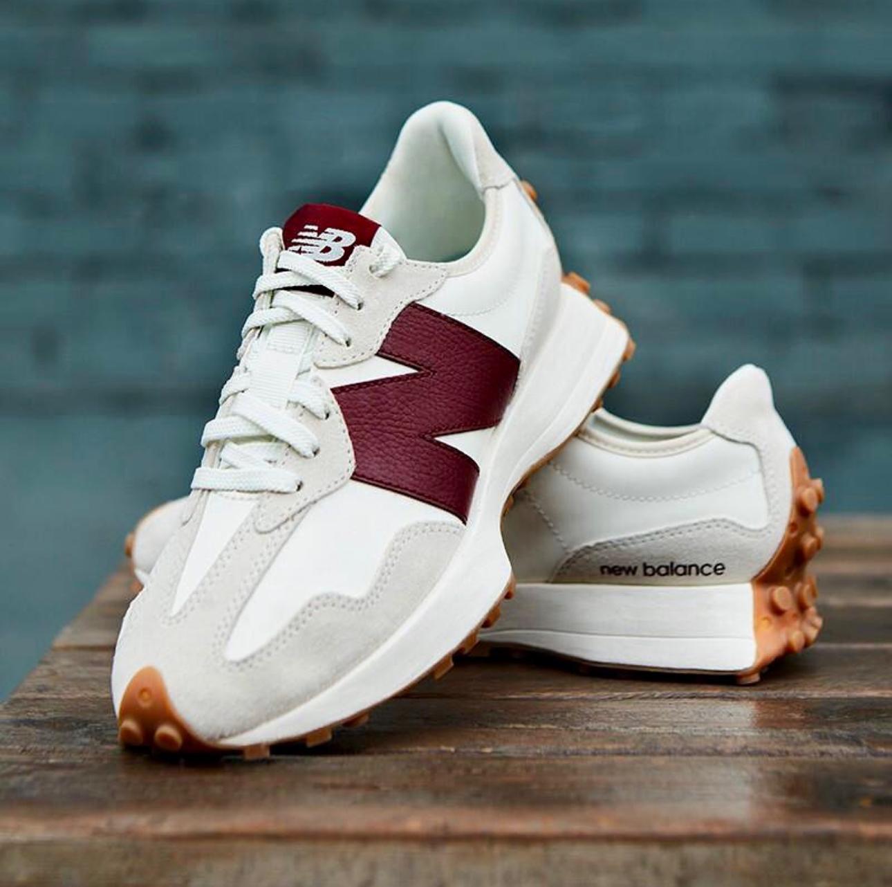 New Balance 327 Maroon Sneakers