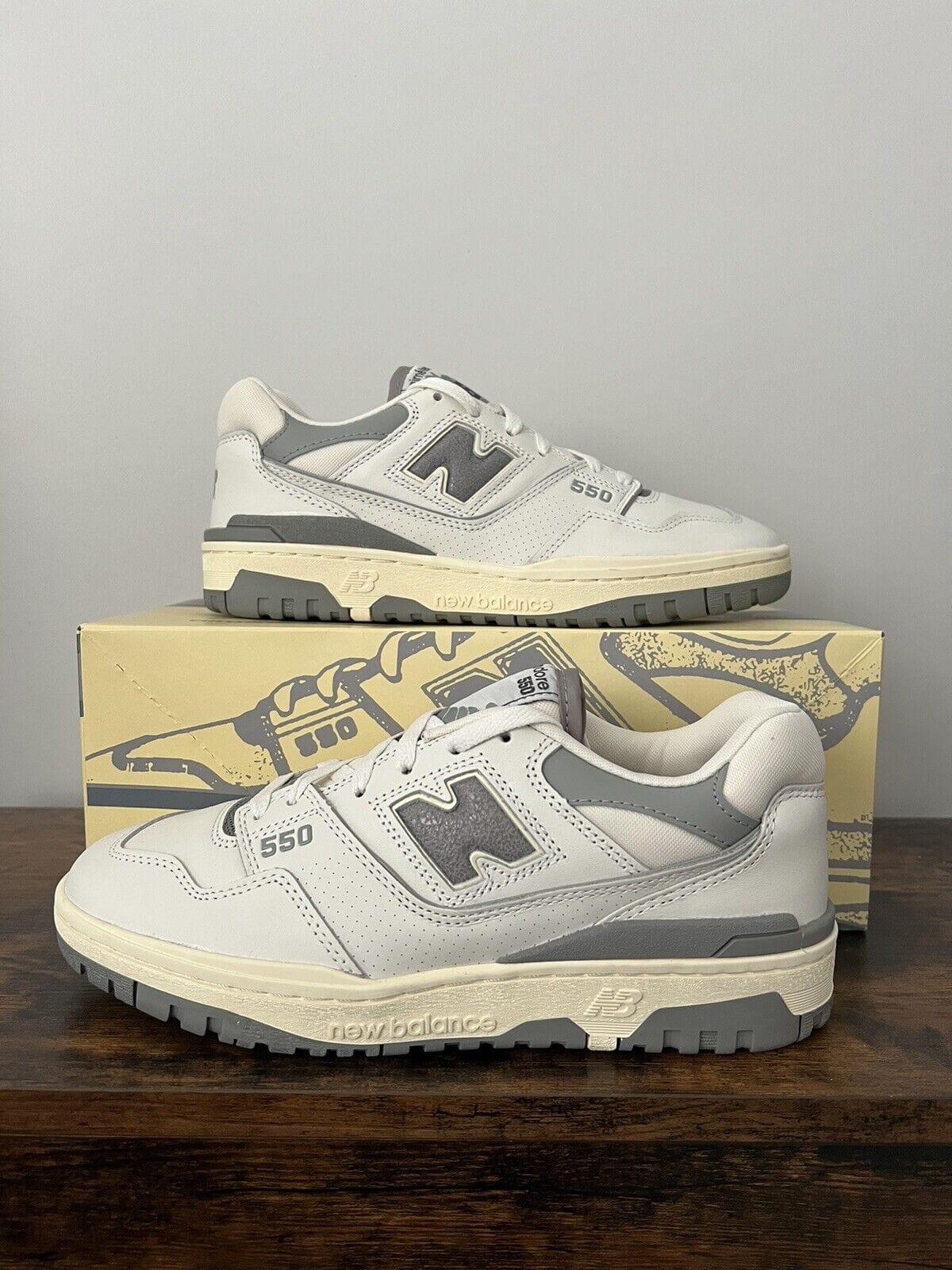 New Balance 550 Grey Sneakers