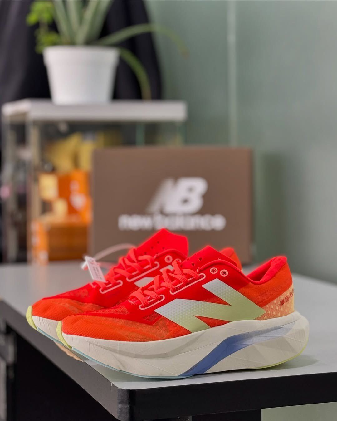 New Balance Fuelcell Sc Elite V4 Red Running Shoes
