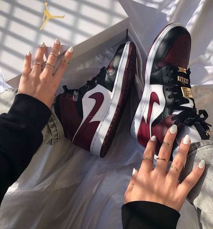 Nike Air 1 Dark Beetroot Long Sneakers