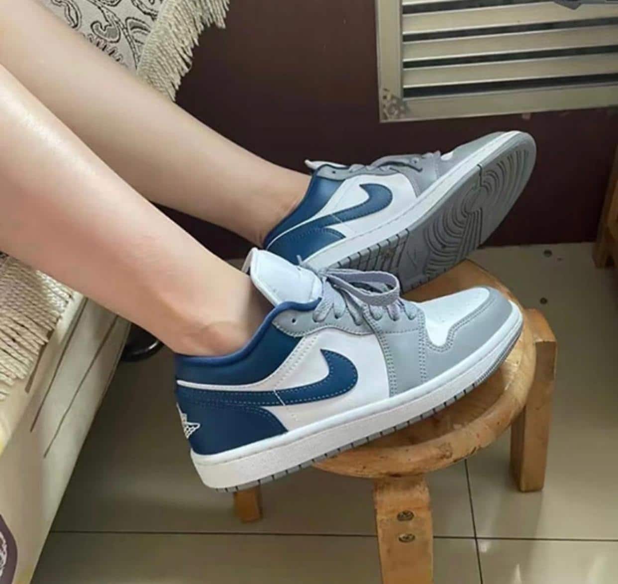 Nike Air 1 French Blue Low Sneakers