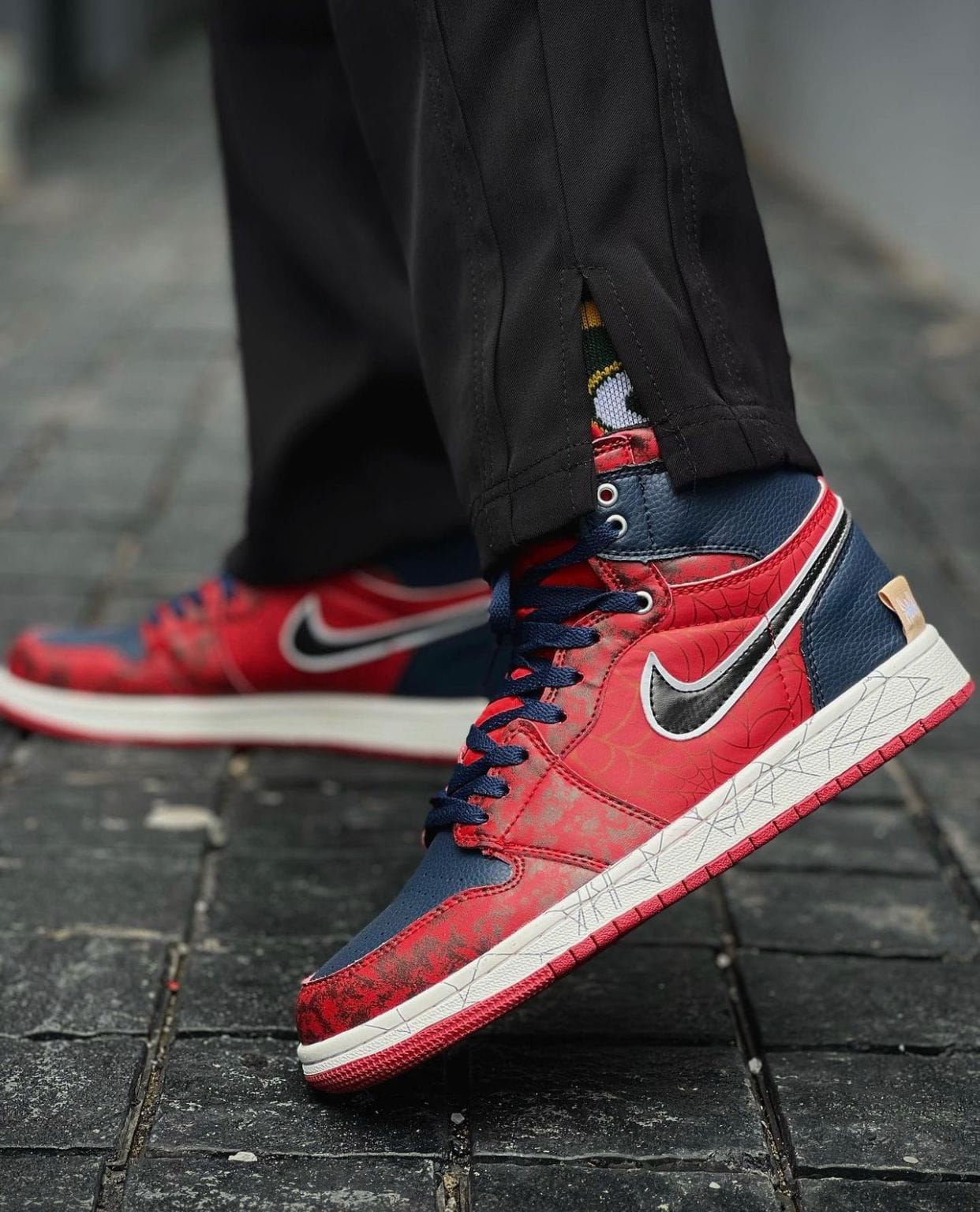 Nike Air 1 Spider Man Long Sneakers