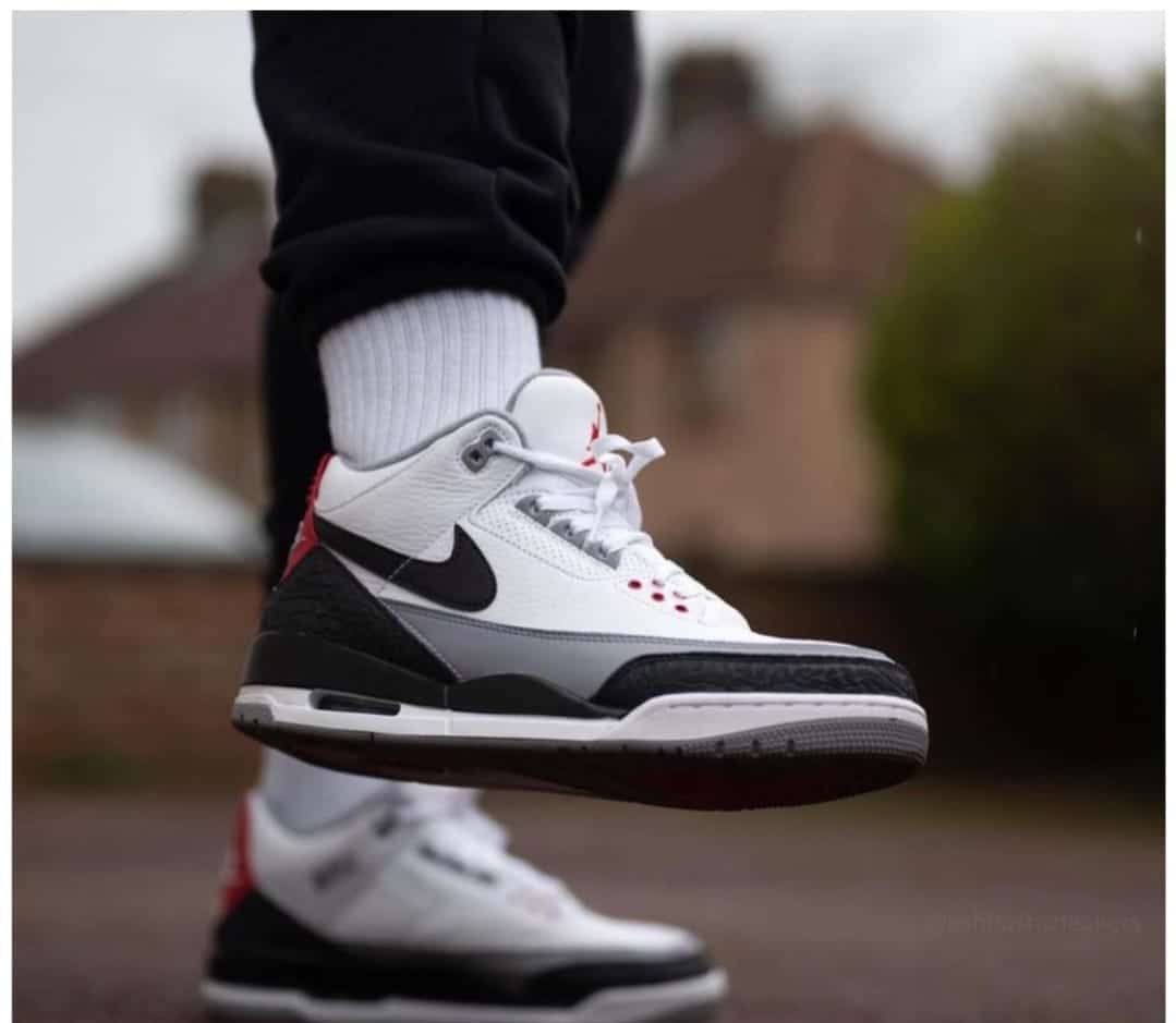 Nike Air Retro 3 Black Grey Sneakers