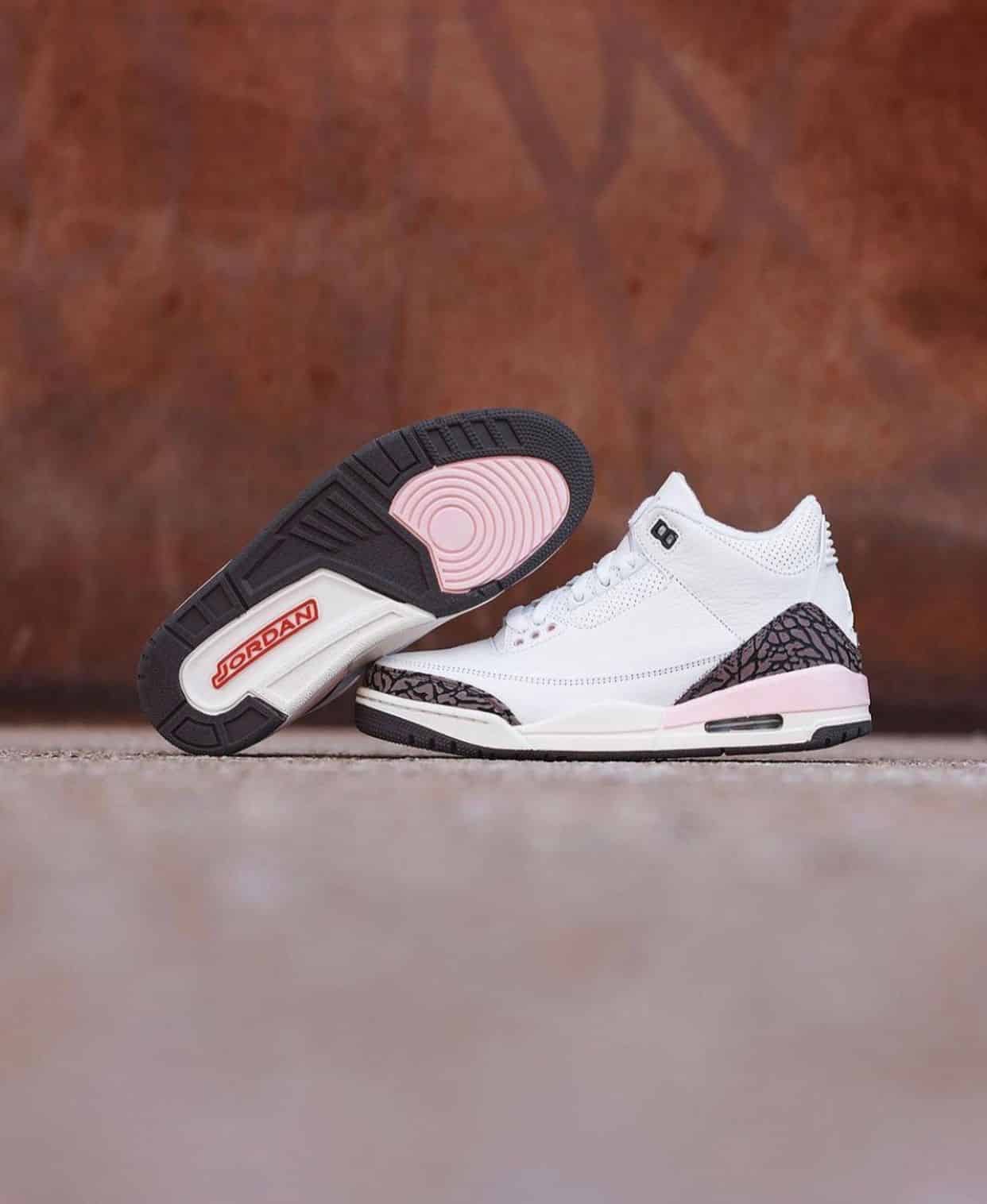 Nike Air Retro 3 Pink Girls Sneakers