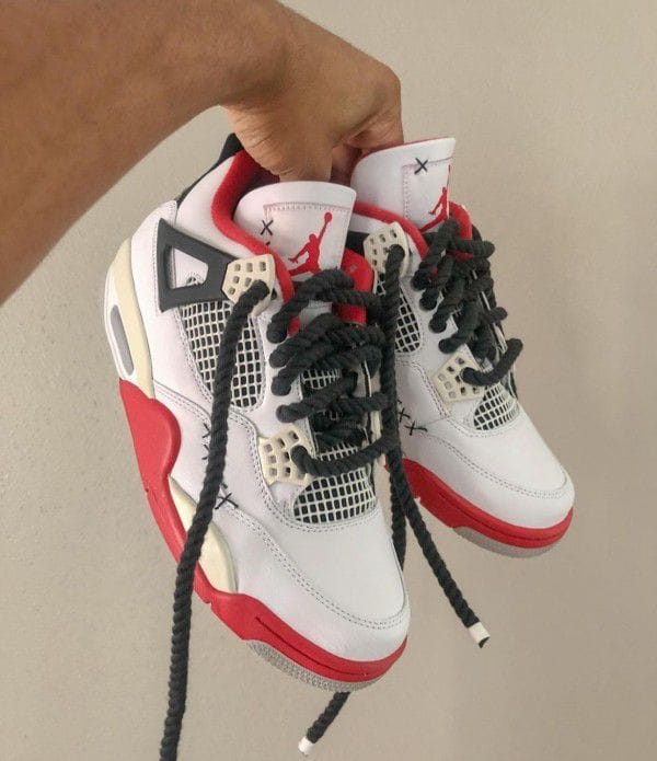 Nike Air Retro 4S Black Red Sneakers