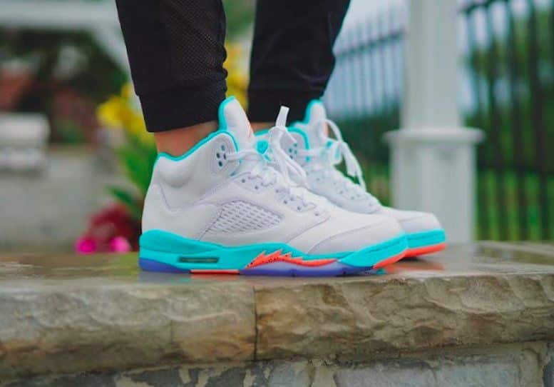 Nike Air Retro 5 White Sky Sneakers