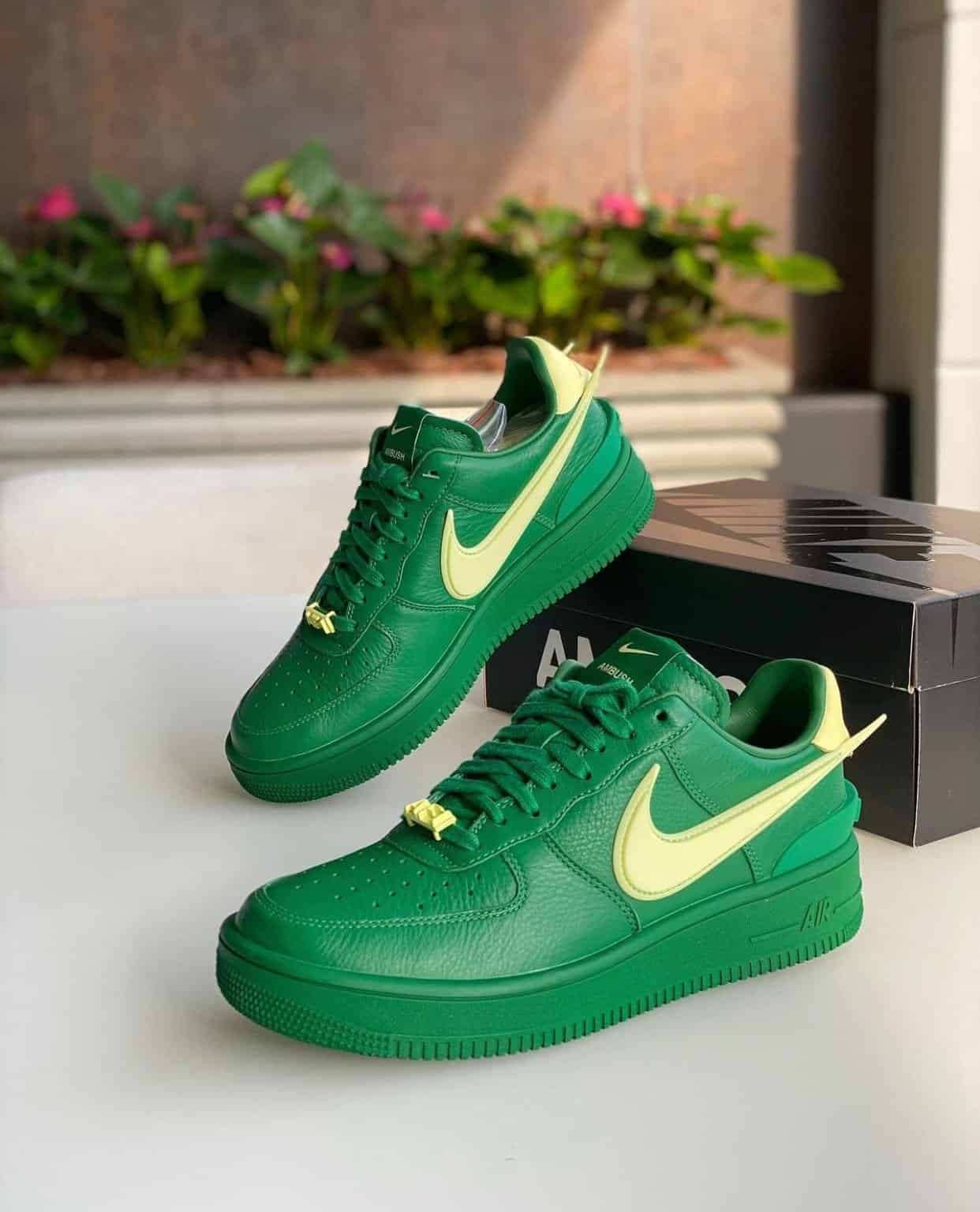 Nike Airforce 1 Ambush Green Sneakers