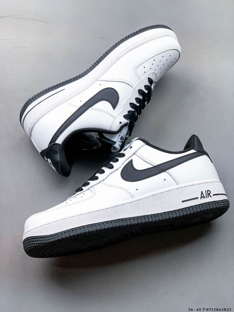Nike Airforce 1 White Black Sneakers