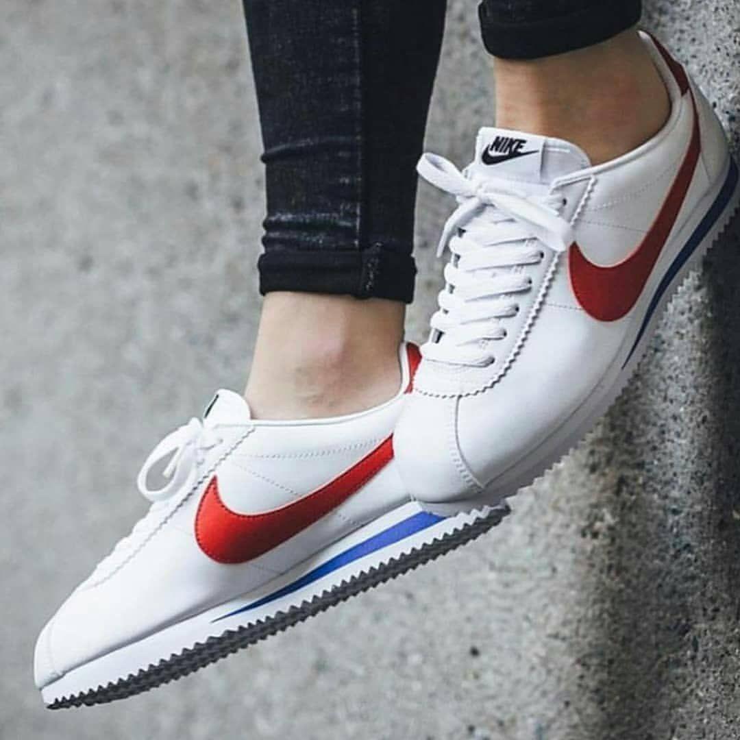 Nike Cortez White Red Sneakers