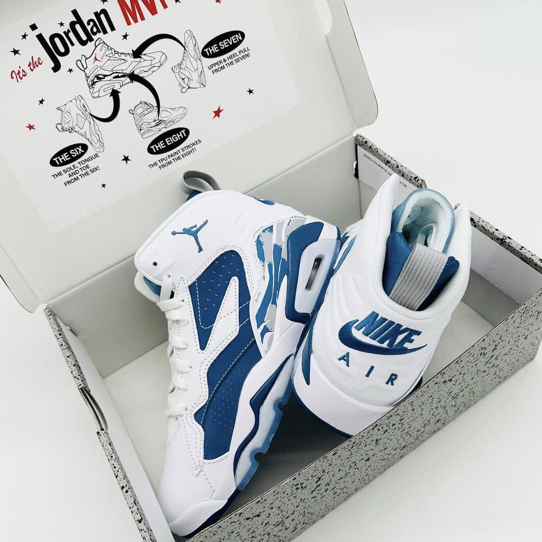 Nike Jumpman Retro 6 Mvp Blue Sneakers