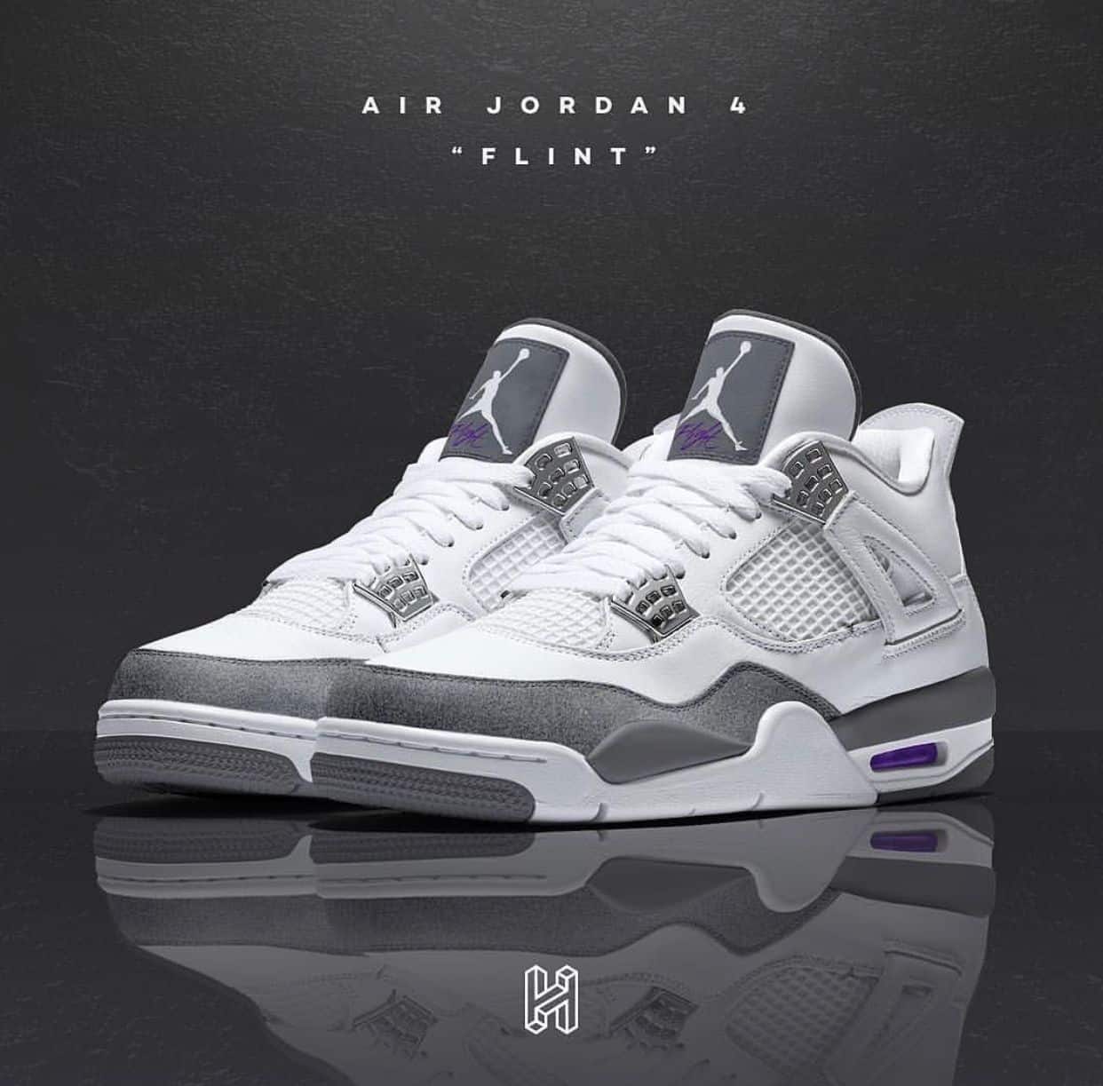 Nike Retro 4 Flint Sneakers