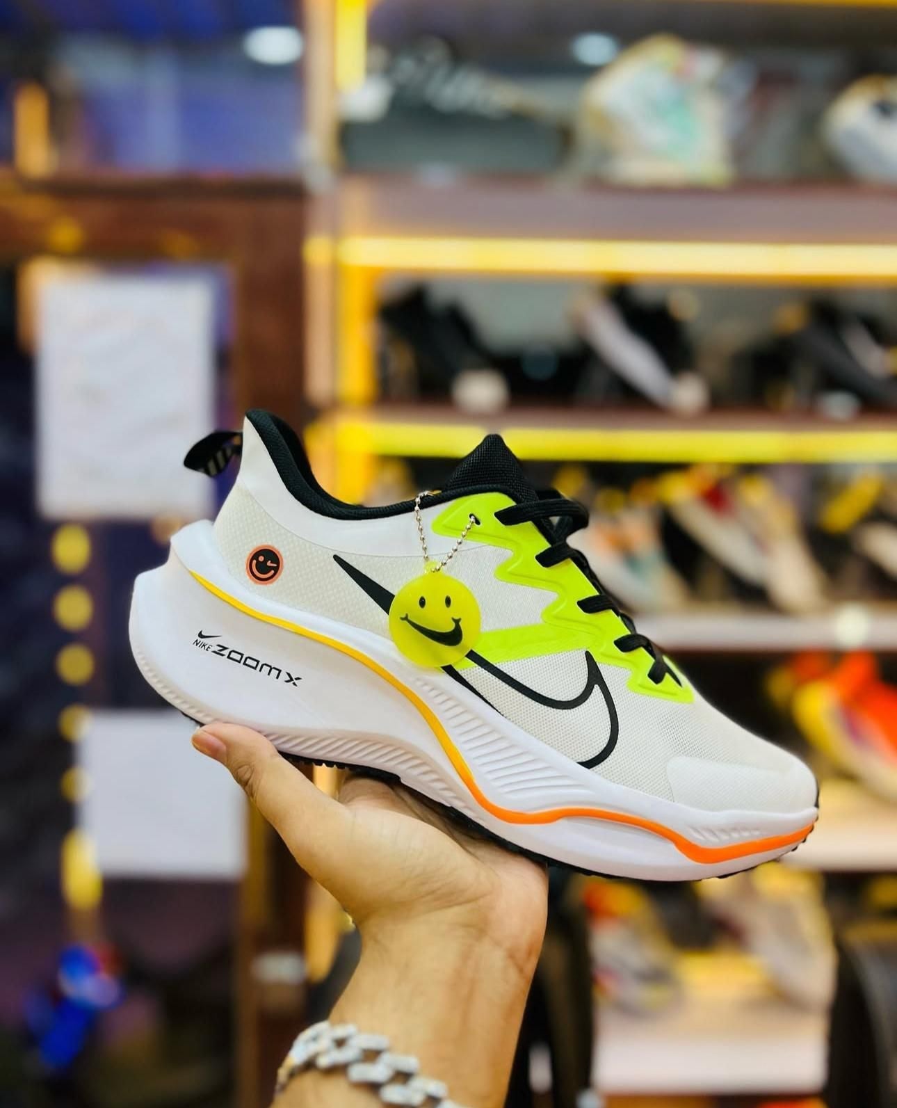 Nike Zoom X Smile White Black Running Shoes