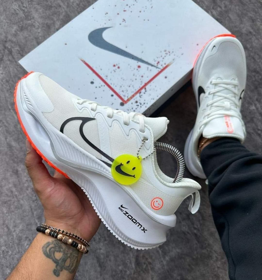 Nike Zoom X Smile White Orange Running Shoes