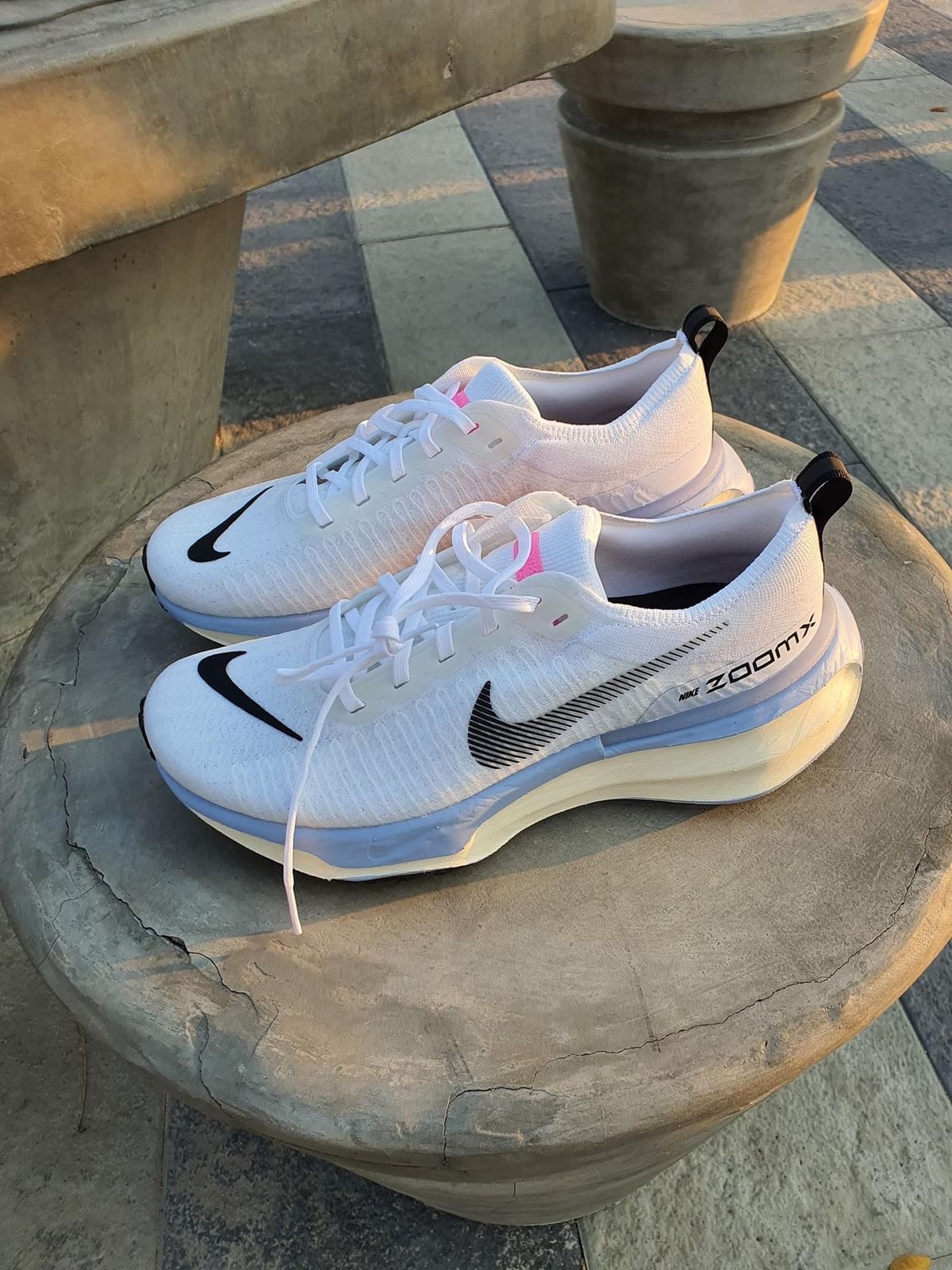 Nike ZoomX Invincible Run Flyknit 3 White Running Shoes