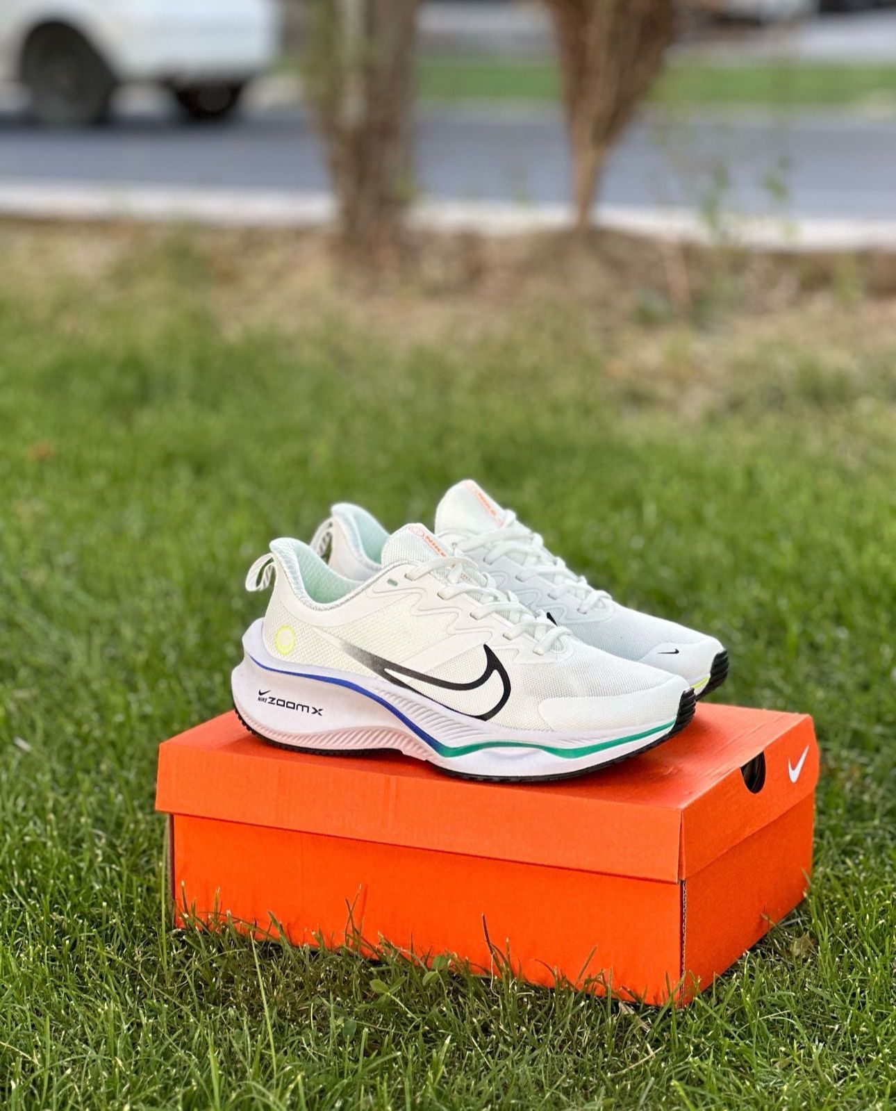 Nike ZoomX Smile White Black Running Shoes