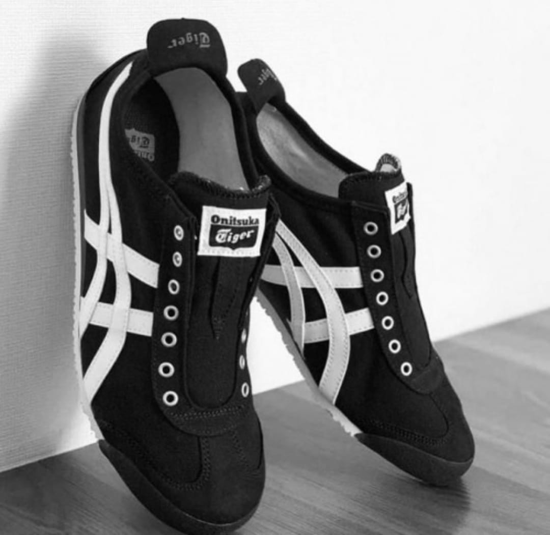 Onitsuka Tiger Mexico 66 Black White Sneakers