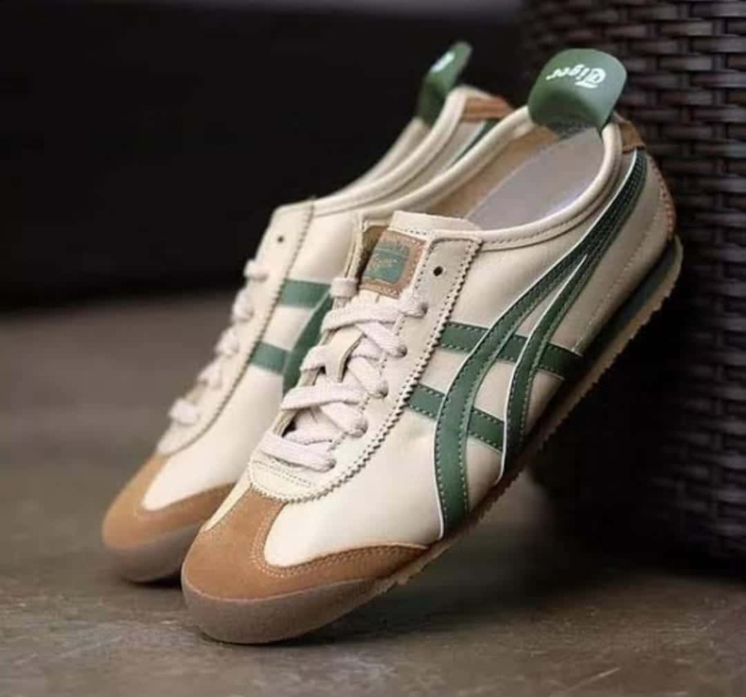 Onitsuka Tiger Mexico 66 Cream Brown Sneakers