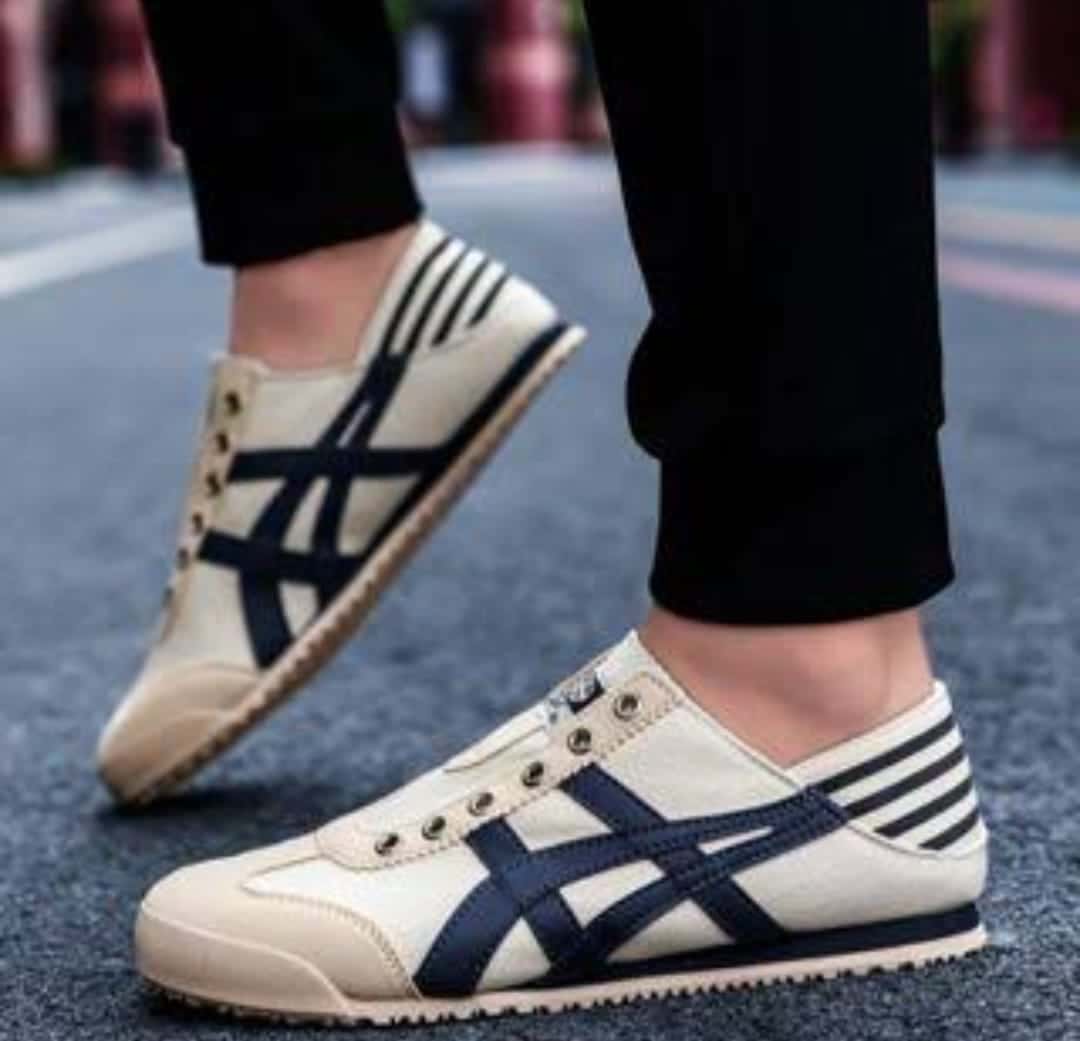 Onitsuka Tiger Mexico 66 Cream Navy Sneakers