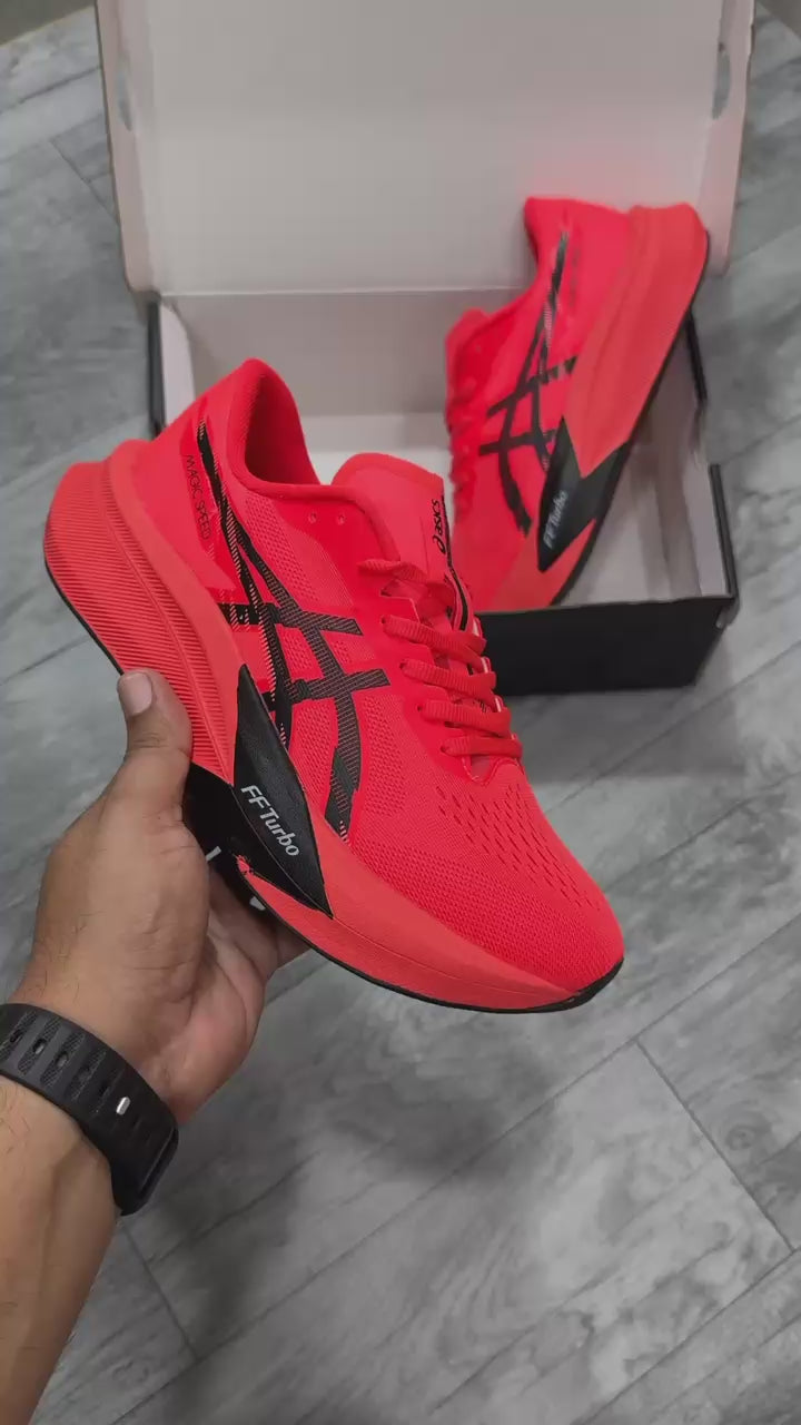 Asics Magic Speed 4 Red Running Shoes