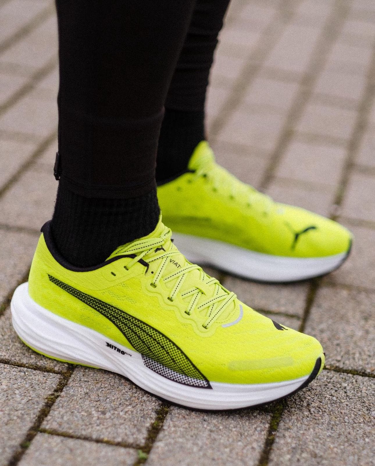 Puma Deviate Nitro 2 Yellow Running Shoes