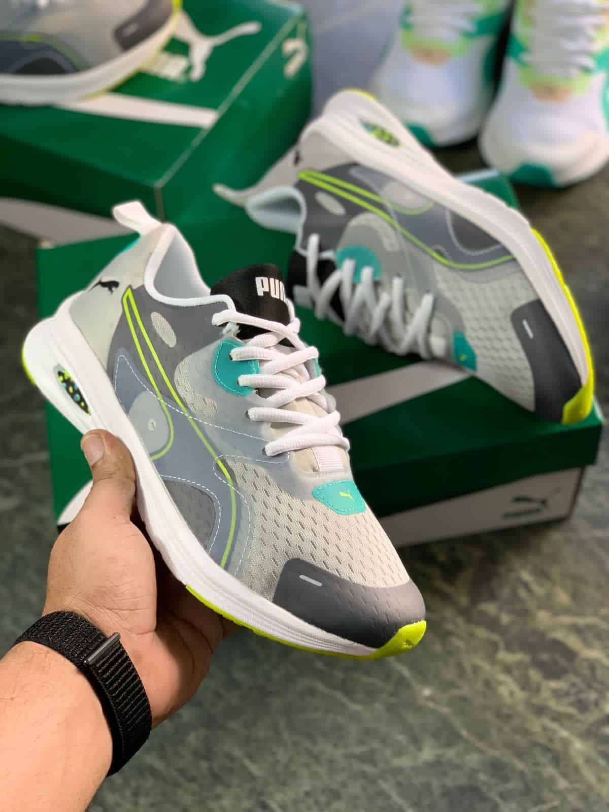 Puma Hybrid Grey Running Shoes