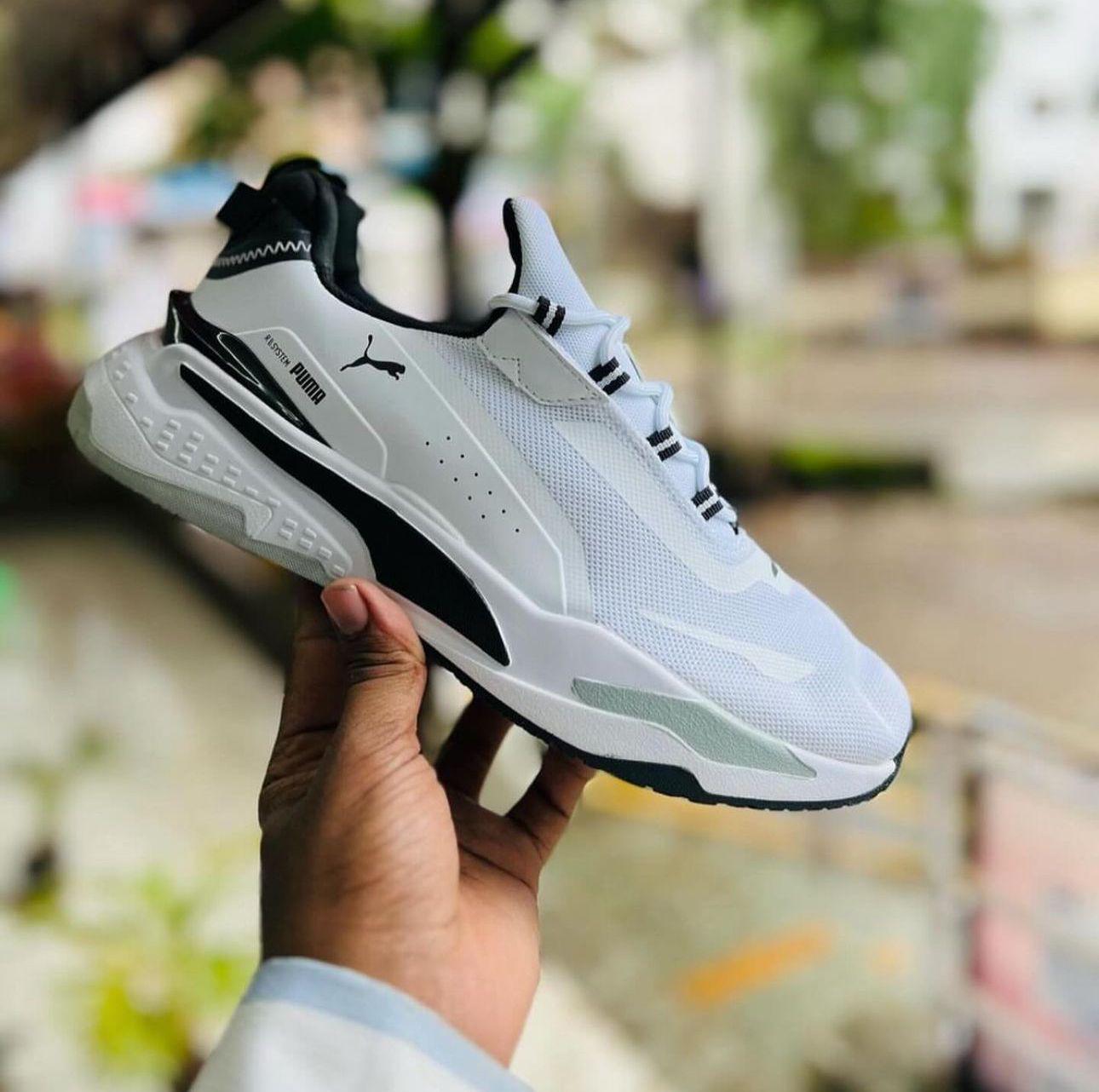 Puma RSX System White Black Sneakers