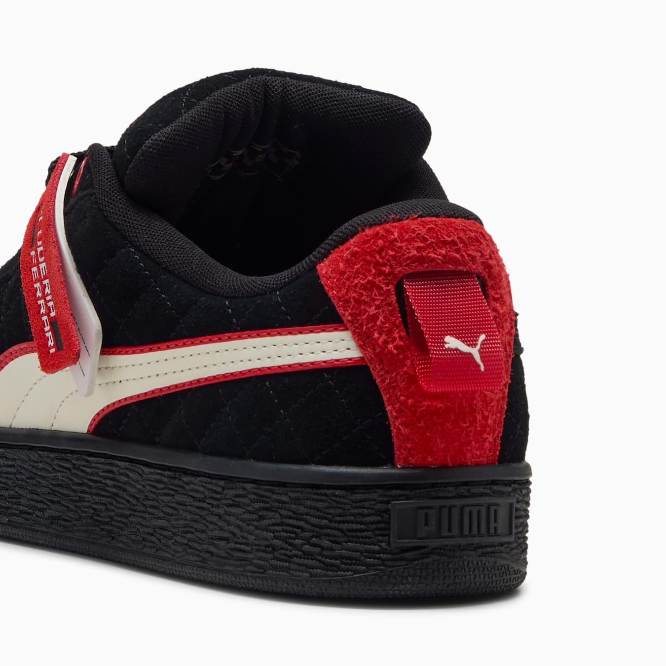 Puma Suede XL Black Red Sneakers