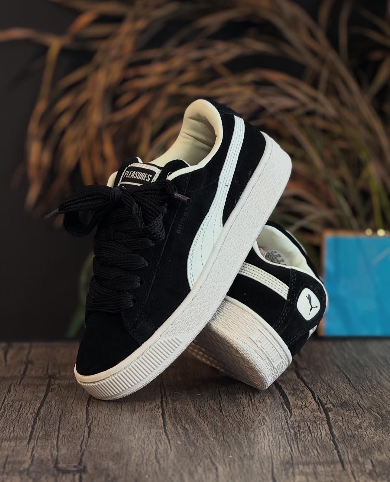 Puma Suede XL Black White Sneakers