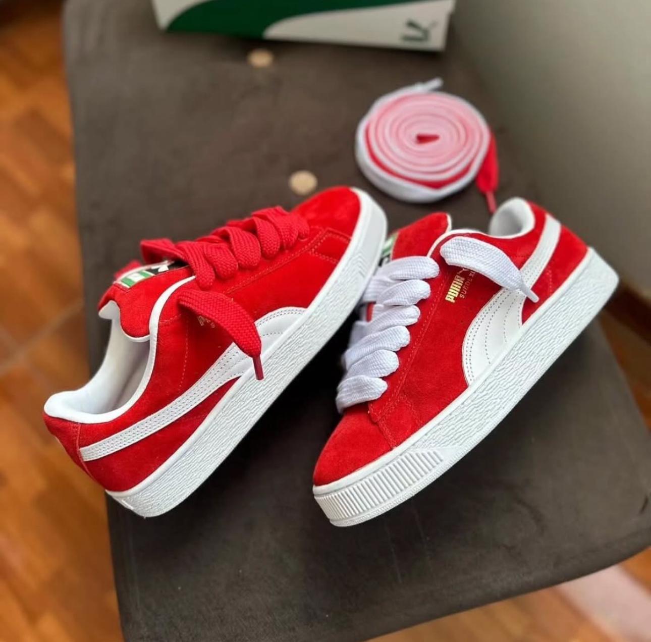 Puma Suede XL Red Sneakers
