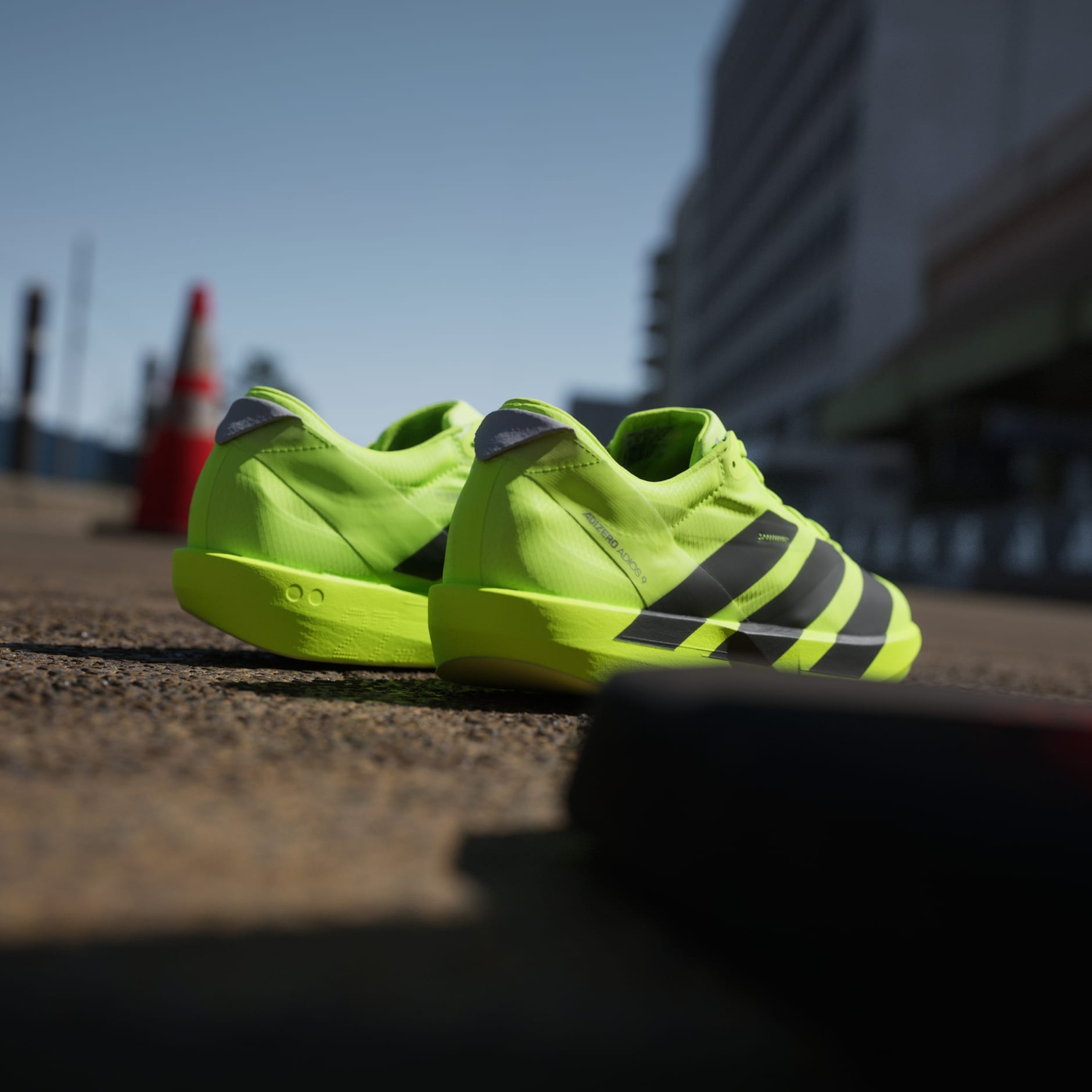 Adidas Adizero Adios 9 Lucid Lemon Running Shoes
