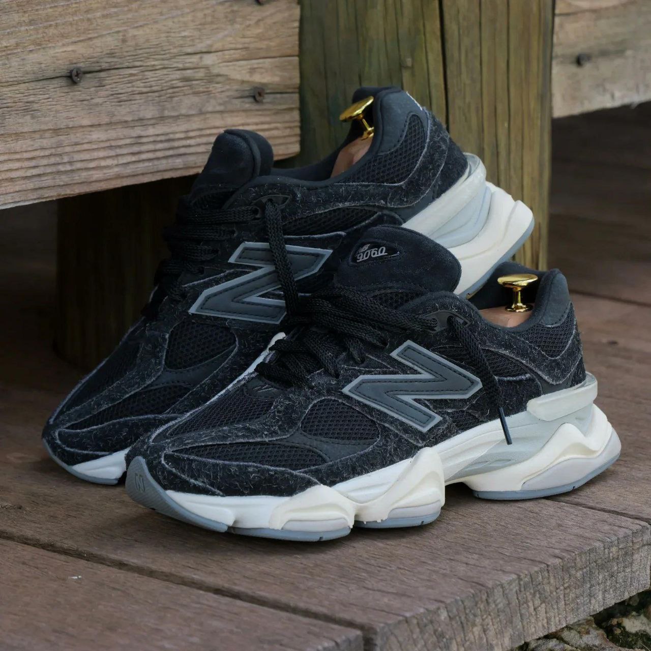 New Balance 9060 Black Sea Salt Sneakers