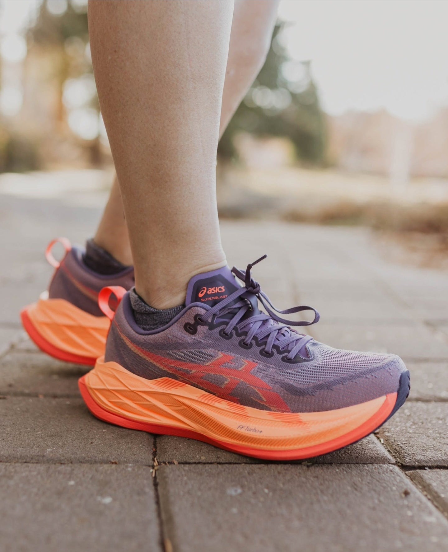 Asics Super Blast 2 Greyish Purple Running Shoes