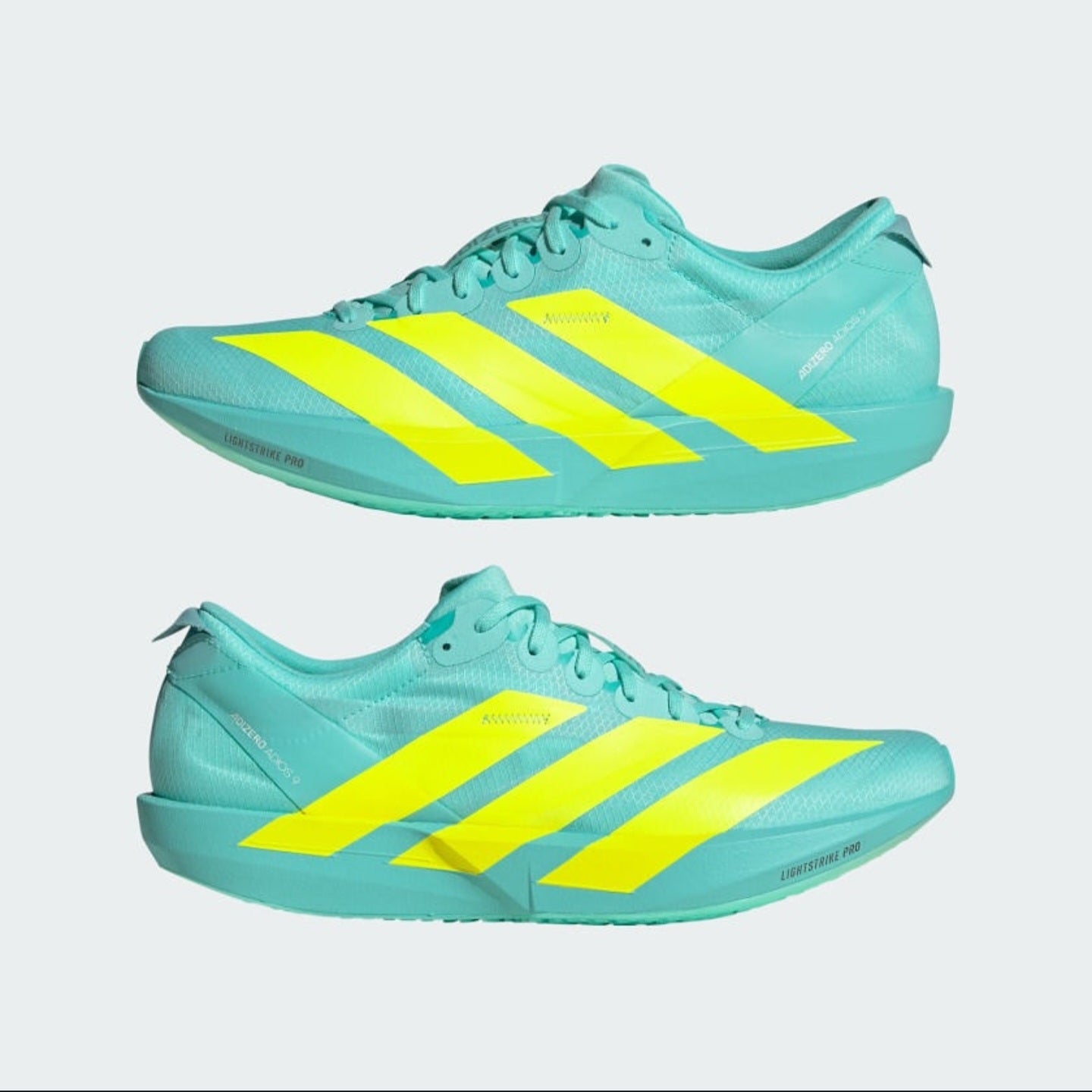 Adidas Adizero Adios 9 Flash Aqua Running Shoes