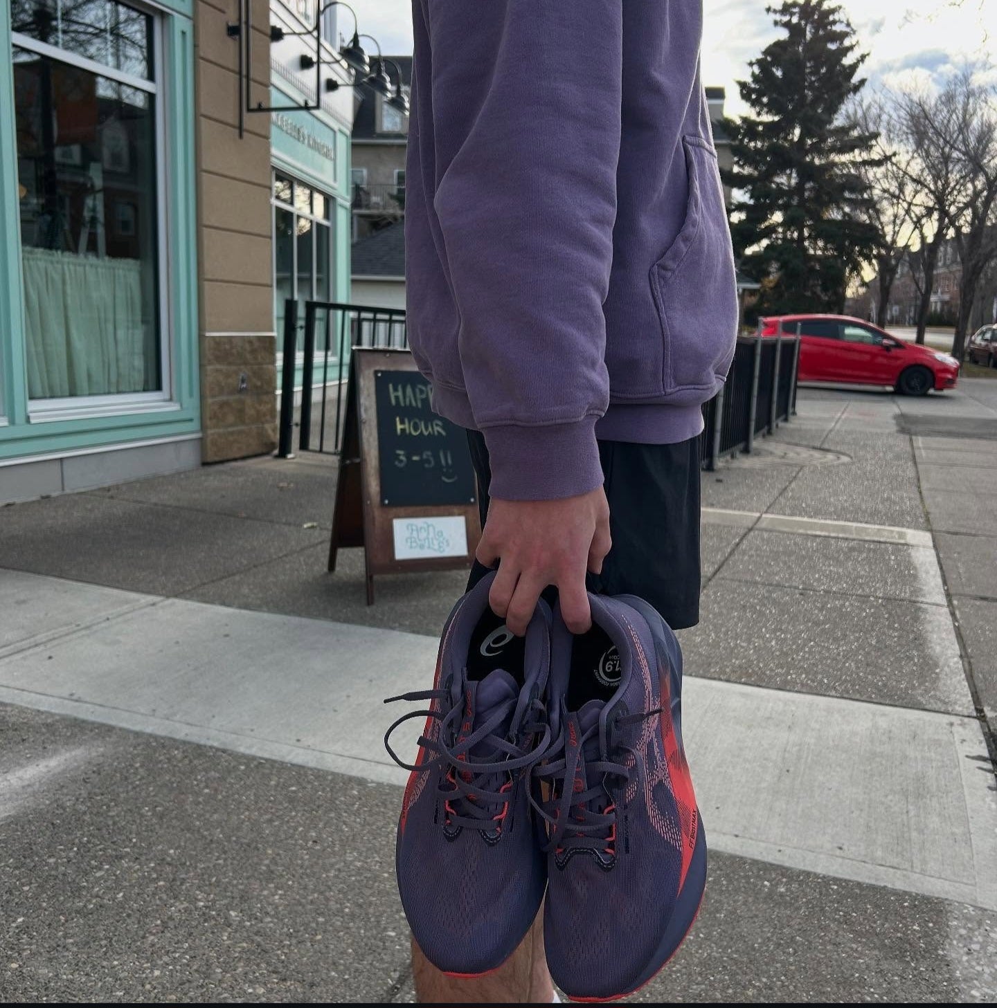 Asics Nova Blast 5 Greyish Purple Running Shoes