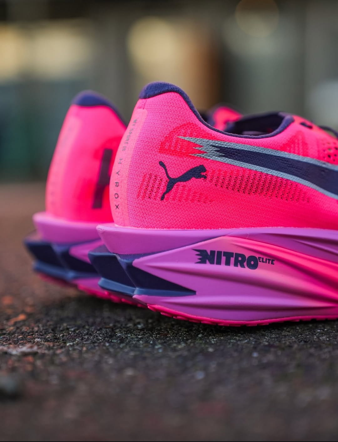 Puma Deviate Nitro Elite 4 Deep Plum Running Shoes