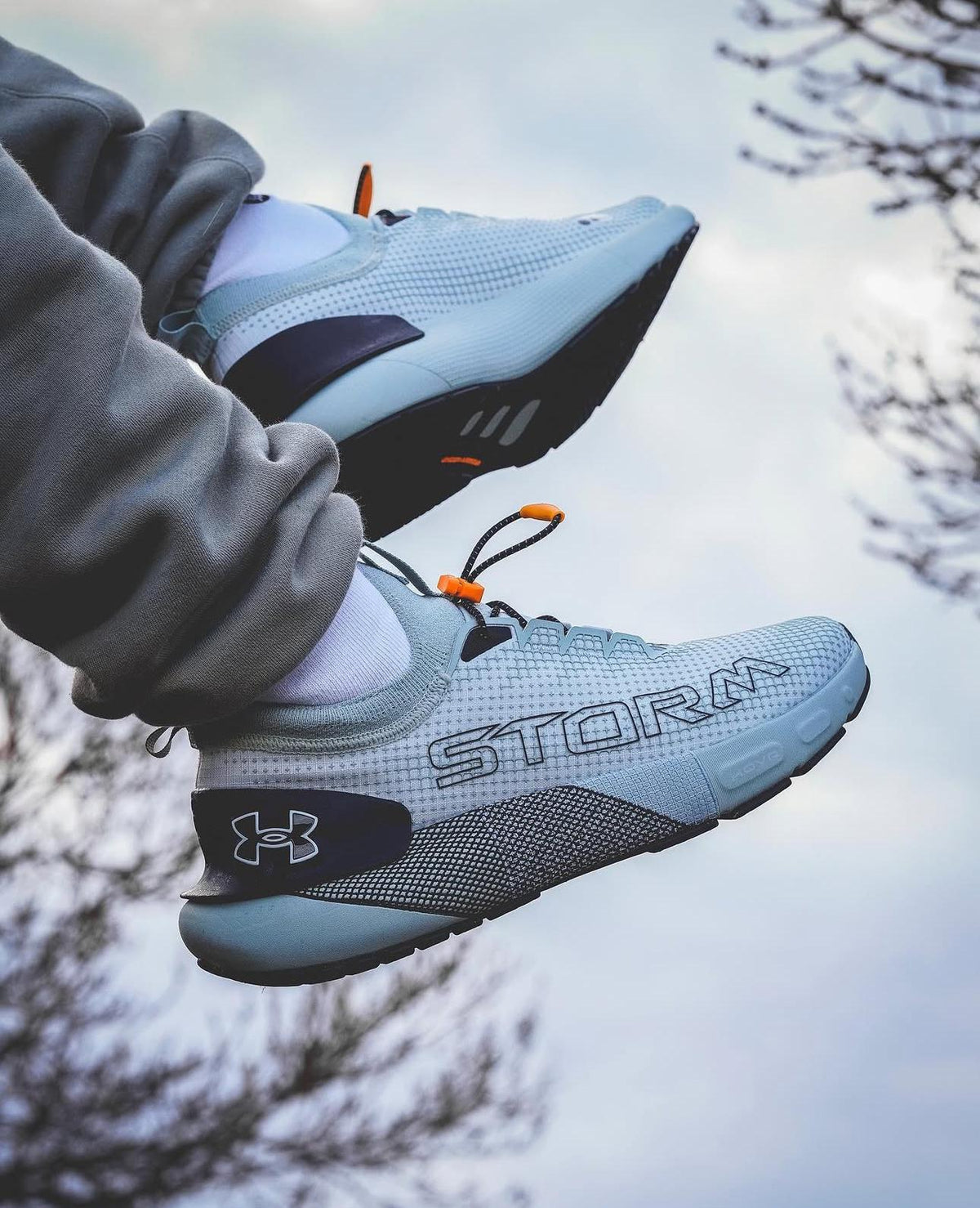 Under Armour Hovr Storm Grey Running Shoes