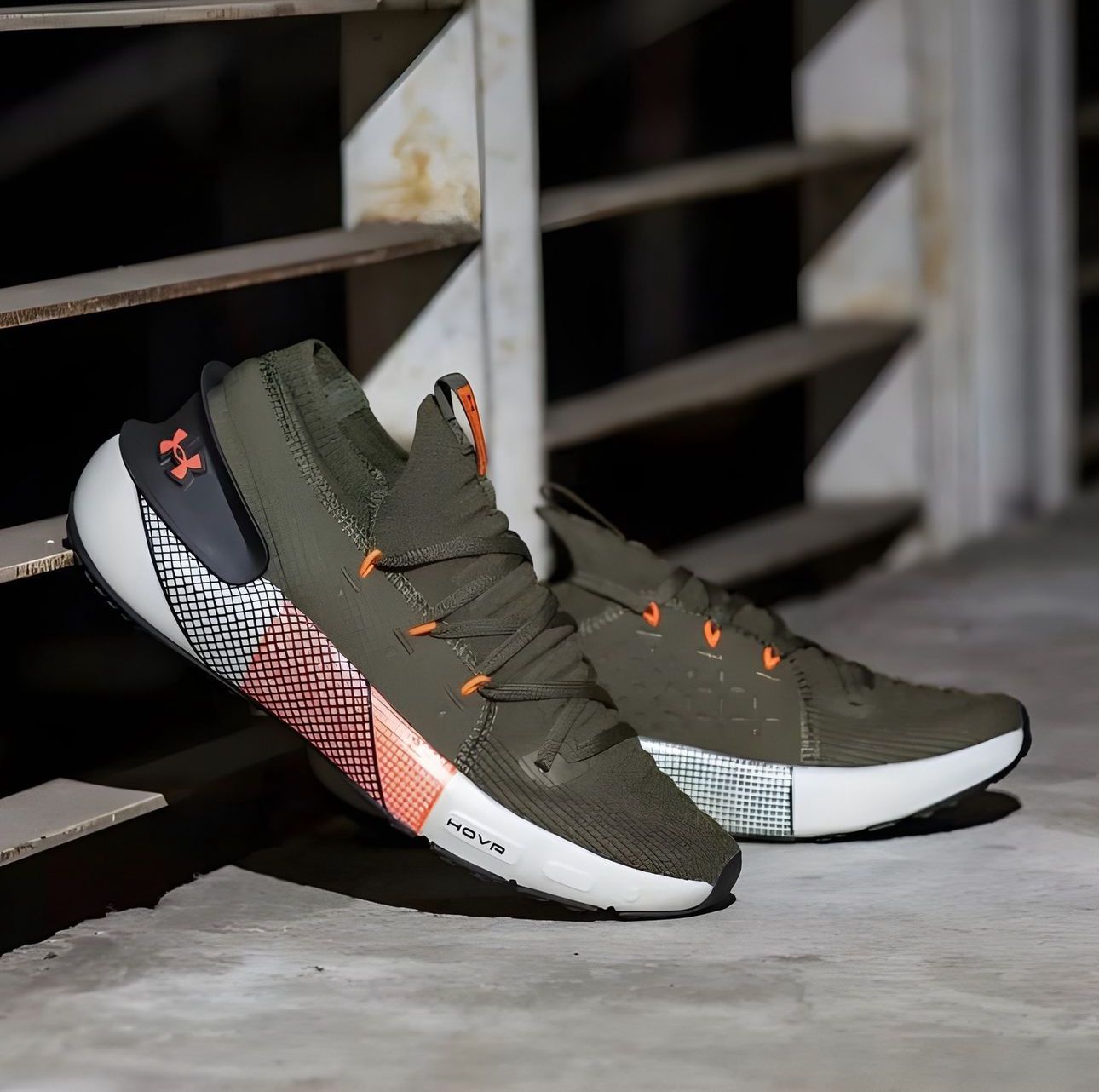 Under Armour Phantom Dark Green Running Shoes